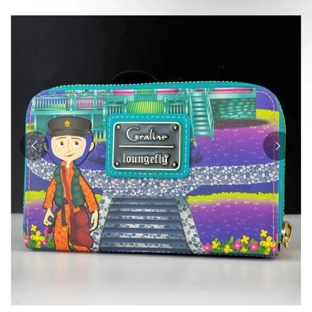Loungefly Coraline Glow In The Dark House Mini Backpack & Wallet Set